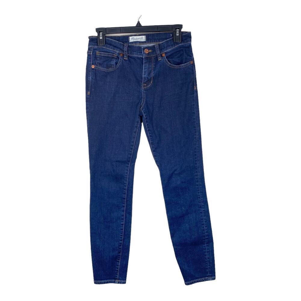 Madewell Dark Blue High-Rise Skinny Skinny Classic Stretch Jeans Women’s Size 28